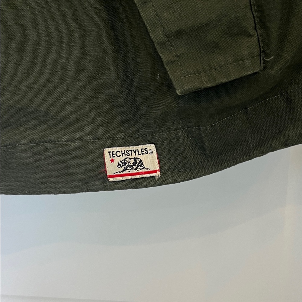 Olive Utility Jacket - Picture 3 of 6